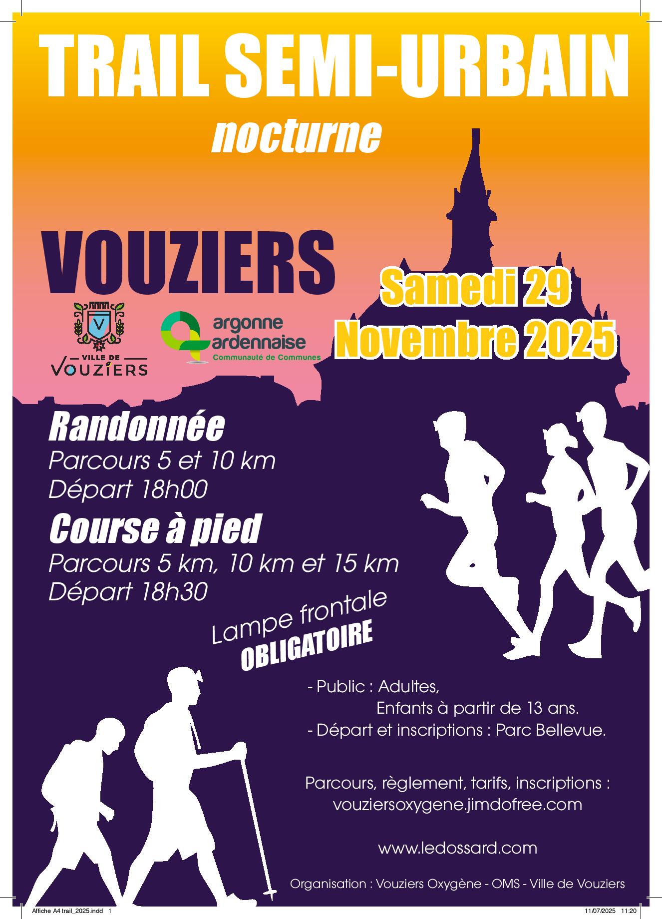Trail Urbain Nocturne de Vouziers