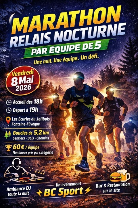 Marathon Relais Nocturne BC Sport