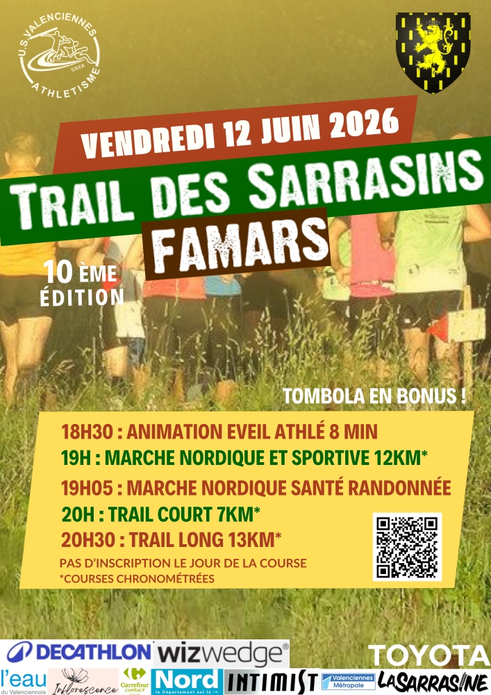 Trail des Sarrasins - Famars