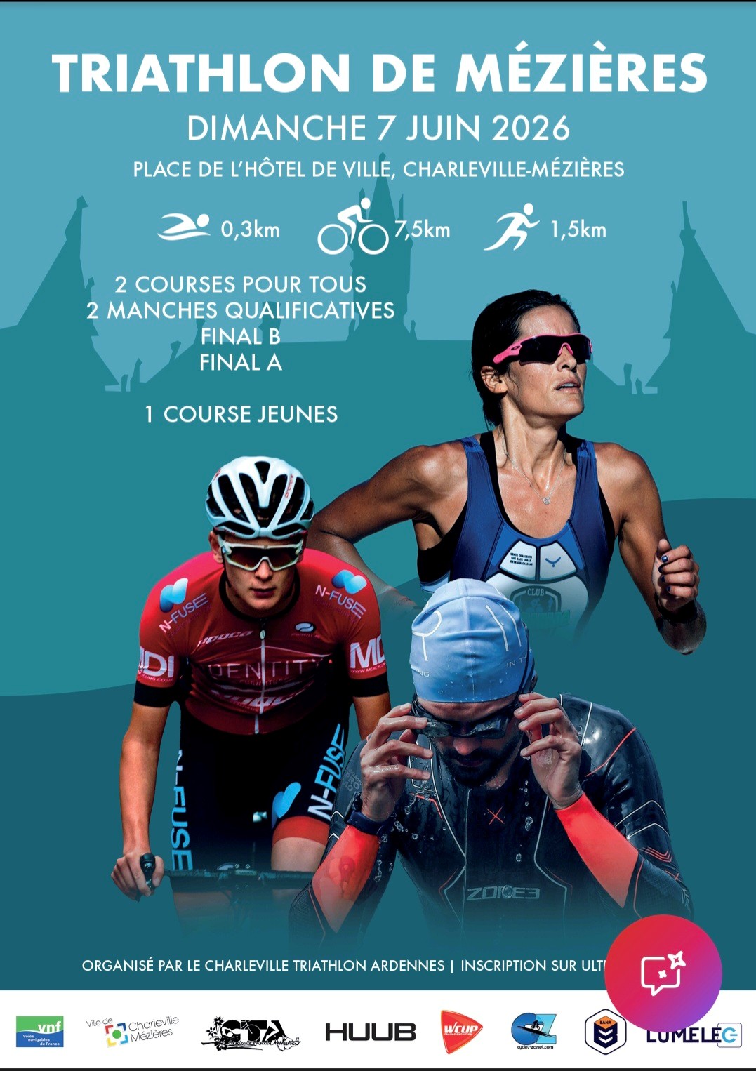 Triathlon Super Sprint de Charleville