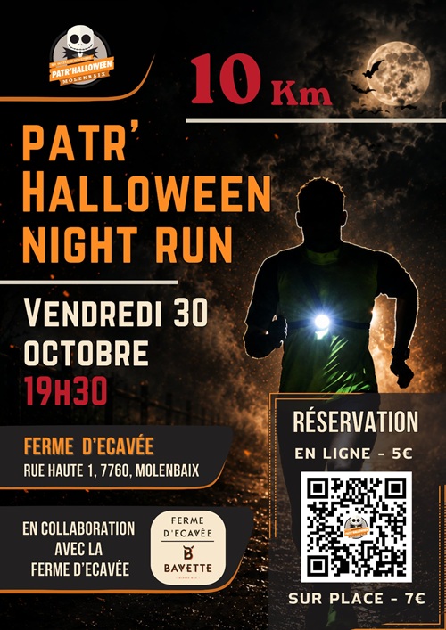 Patr'Halloween Night Run 10K