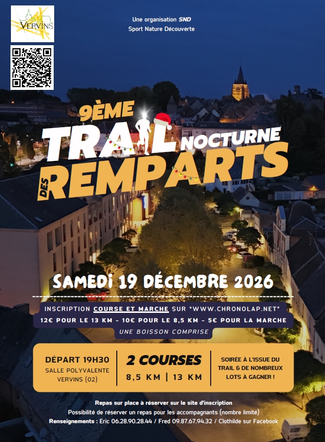 Trail Nocturne des Remparts de Vervins